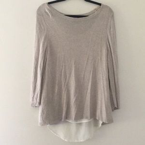 Open back business casual sweater